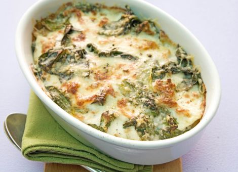 Lasagne mit Wurzelspinat 