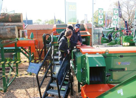 Forstmesse weniger live, aber mehr Aussteller