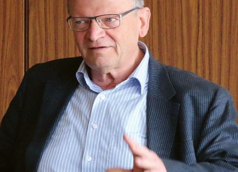Rebzüchter Dr. Rudolf Eibach im Ruhestand