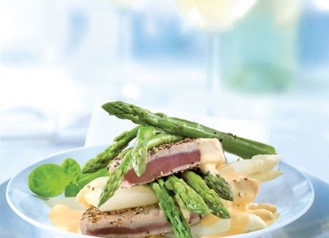 Gebratener Pfeffer-Thunfisch