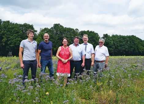 Mehr als 110 Landwirte haben über 350 Blühstreifen angelegt