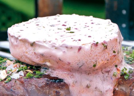 Rotweinbutter mit Knoblauch