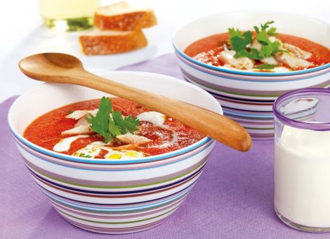 Kalte Tomatensuppe 