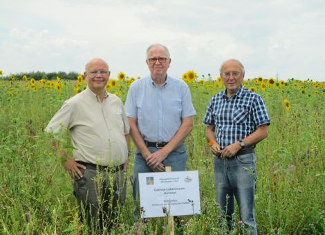 Blühstreifen werden im Raum Wiesbaden gemeinsam angelegt