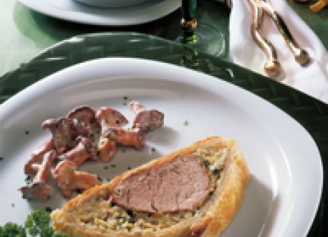 Schweinefilet mit Camembertkruste
