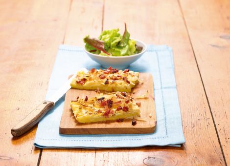 Rustikale Zwiebelplatte 