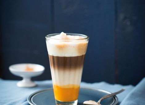 Kürbis-Gewürz- Latte-Macchiato
