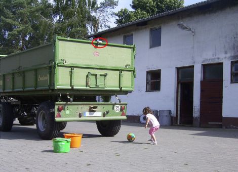 Vorsicht beim Einsatz von Großmaschinen 