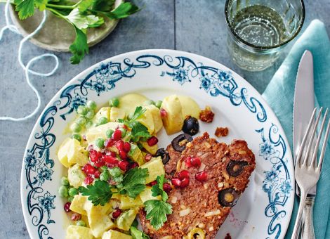 Mandel-Oliven-Hackbraten