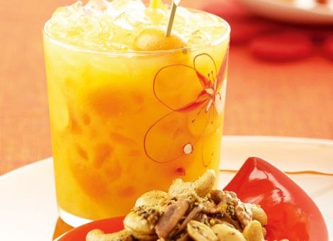 Orangen-Ingwer-Cocktail