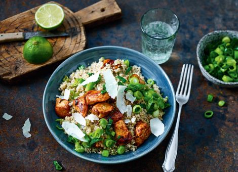 Quinoarisotto mit Hähnchen