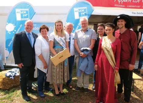 Milchkönigin verteidigt Goldenen Melkschemel