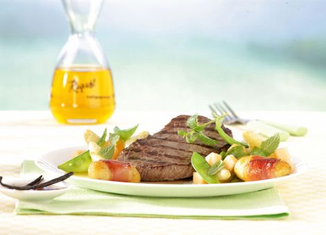 Gegrilltes Jungrindsteak