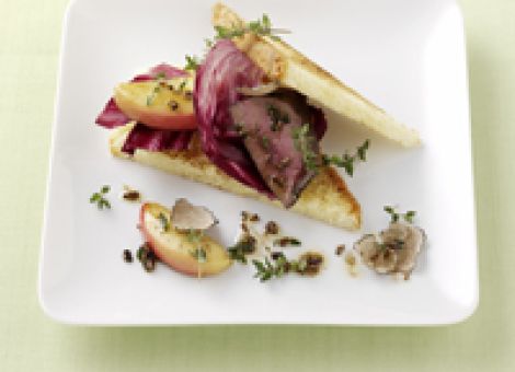 Tramezzini mit Putenleber