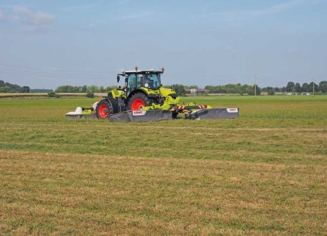 Aufgrund der Trockenheit war oft nur ein Grasschnitt möglich