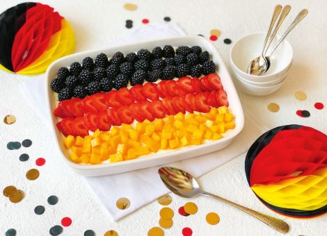 Fruchtiges  Deutschland-Trifle