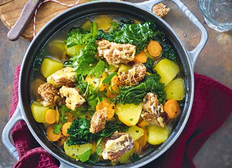 Grünkohl-Kartoffel-Topf