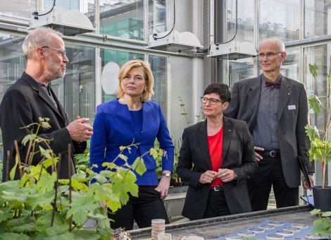 Klöckner besucht Geilweilerhof des Julius Kühn-Instituts