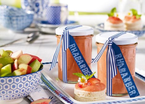 Sahniger Rhabarber-Aufstrich