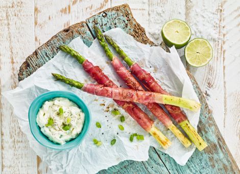 Gebratener Schinken-Spargel