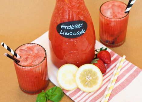 Erdbeer-Limonade