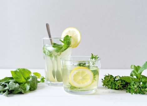Kräuter-Zitronen-Sirup