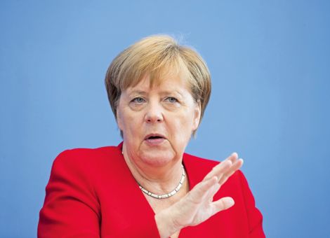 Merkel kündigt Unterstützung für Wiederaufforstung an