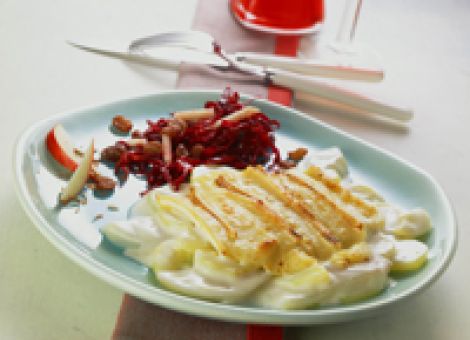 Kartoffel-Birnen-Gratin