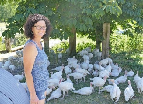 Bio mal zwei – ein Stall für Pute und Rind