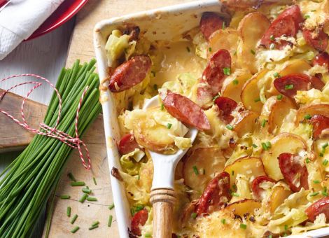 Bratkartoffel-Auflauf