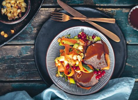 Saftiger Rinderschmorbraten