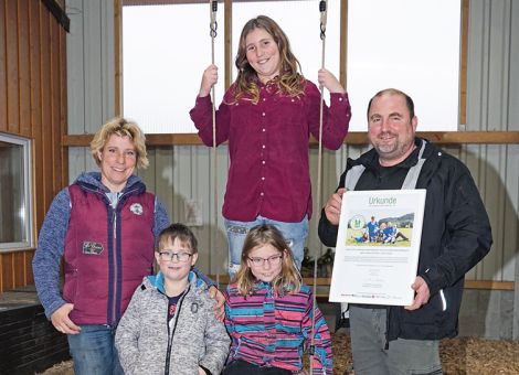 Dankeschön für die Teilnahme am Wettbewerb Agrarfamilie
