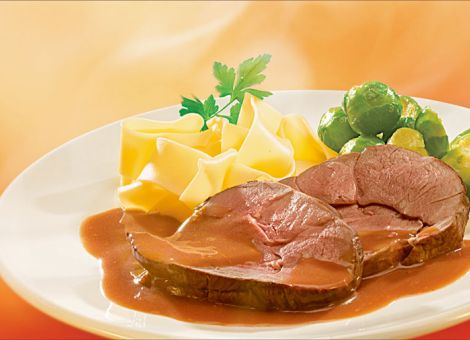 Fruchtige Wildsauce  zu Rehrollbraten