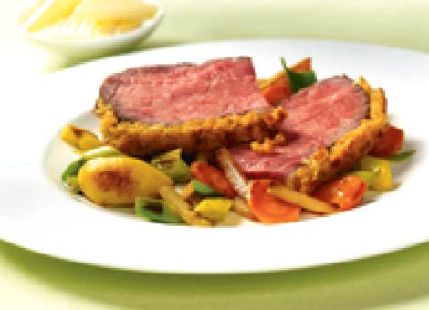 Roastbeef mit Honig-Senf-Kruste
