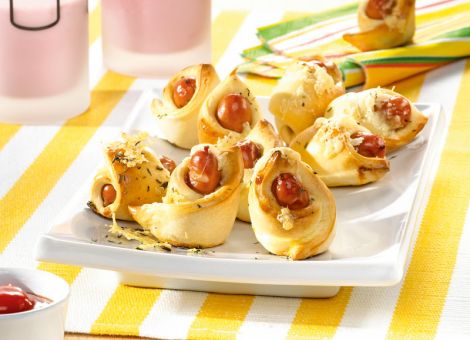 Zwergenmützen für das Partybüfett