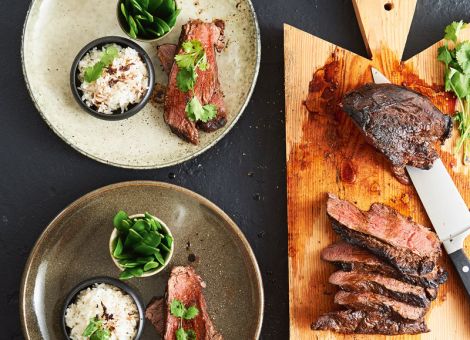 In Tee mariniertes Rinderfilet