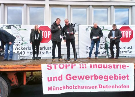 Landfraß der B49-Trasse keine Lösung für Landwirtschaft