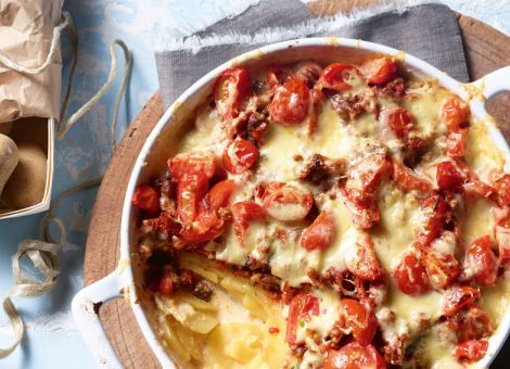 Klassischer Kartoffel-Hackfleisch-Auflauf