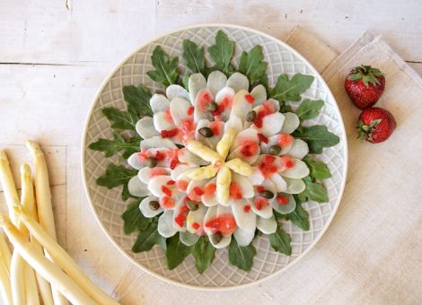 Spargelcarpaccio