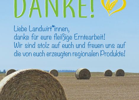 Ernte-Dank in den Sozialen Medien