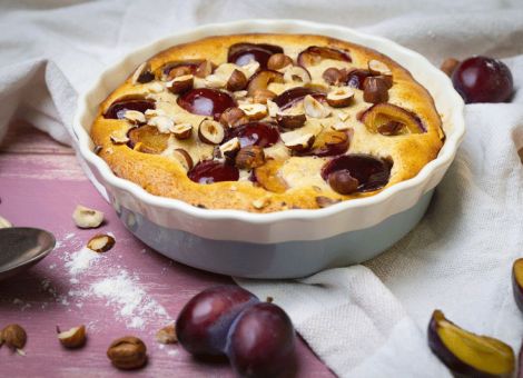 Pflaumen-Clafoutis