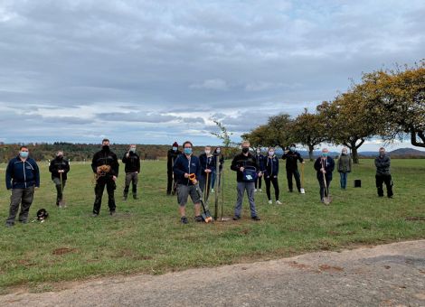 Baumpflanzaktion der Landjugend Freienhagen