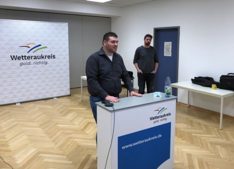 Die roten und gelben Gebiete in der Wetterau