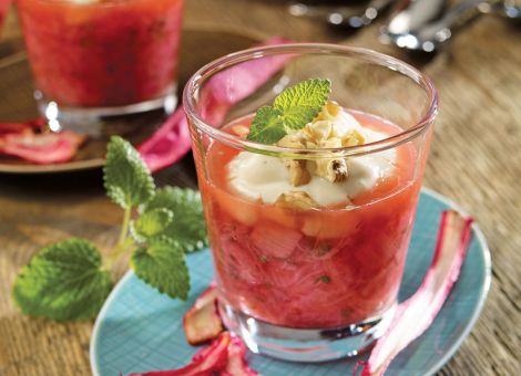Rhabarberdessert