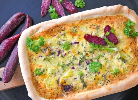 Kartoffel-Fenchel-Tarte 