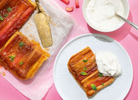 Rhabarber-Tarte-Tatin