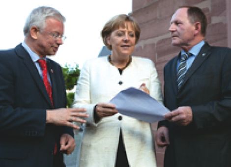 HBV-Präsident trägt Bundeskanzlerin die schwierige Lage der Bauern vor
