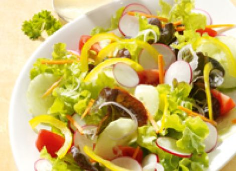 Bunter Eichblatt-Salat