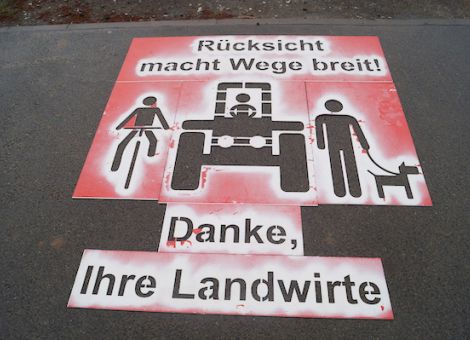 Bei Radwegplanung die Landwirtschaft früh einbinden