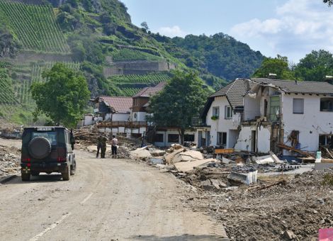 Breite Unterstützung nach Hochwasserkatastrophe